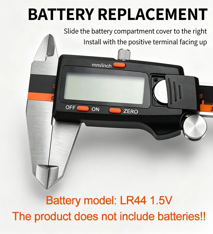 High Precision Digital Caliper 0-150mm Zinc Alloy Rangefinder Caliper for Measuring Inner And Outer Diameters