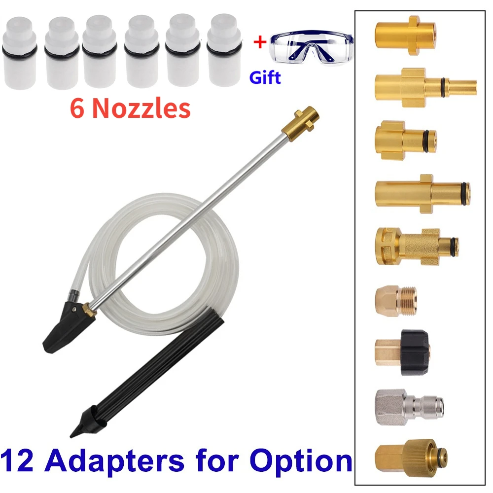 Pressure Washer SandBlasting Kit Wet Sandblaster Lance Nozzle for Karcher Huter Interskol Lavor Parkside High Pressure Washer