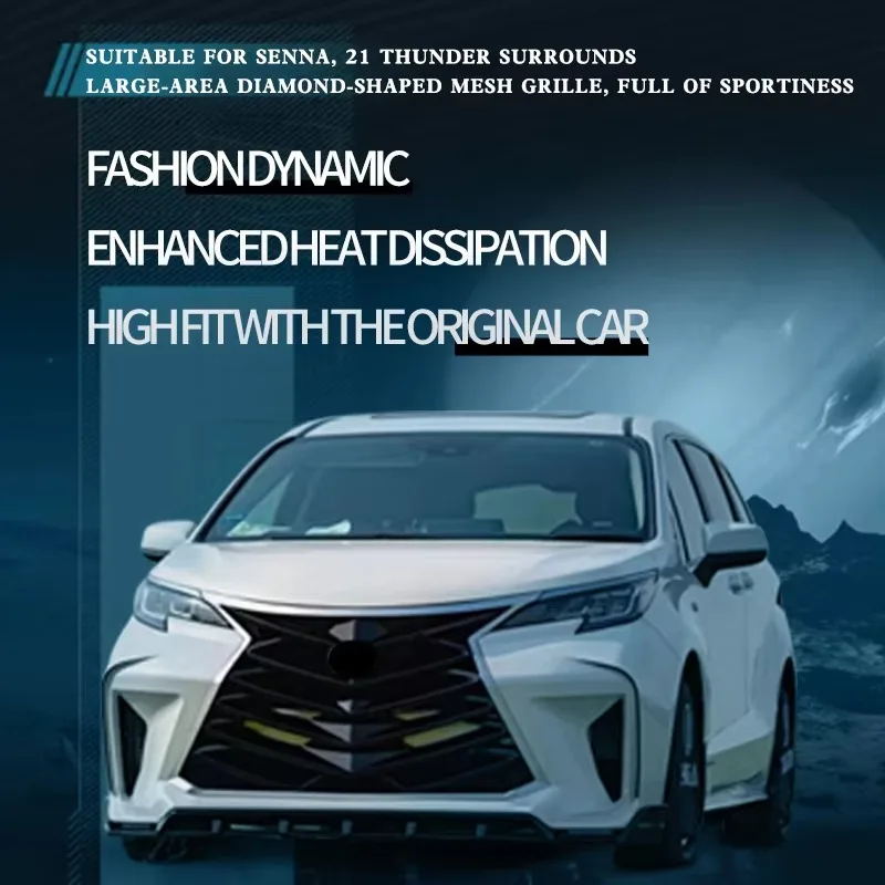 Manufactories Car Exterior Parts ABS Material Car Body Kit Modified Car Front Bumpers for   2021