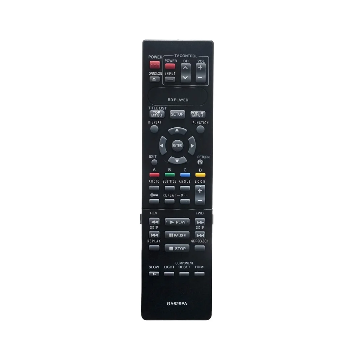 

GA629PA Remote Control Replacement for Sharp Blu-Ray DVD Player BD-HP20U BD-HP20 BD-HP20X BDHP20U BDHP20 BDHP20X