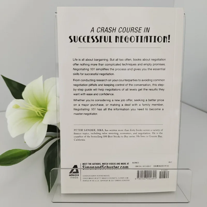 Negociação 101 por Peter Sander: Técnicas de Negociação Master Key para Avançamento de Negócios e Carreteiros