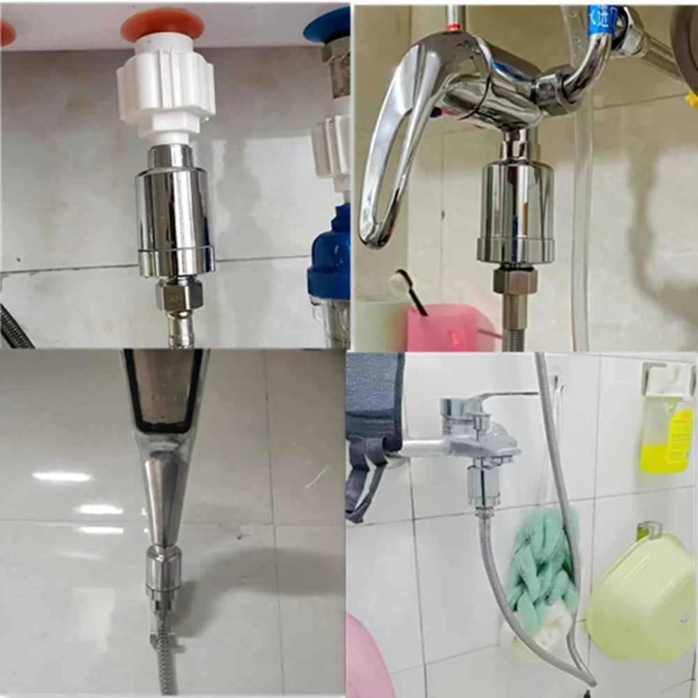 Universal Shower Water Filter Faucet Outlet Purifier ABS Ionized Water Machine Multifunction Extender Bathroom Accessories