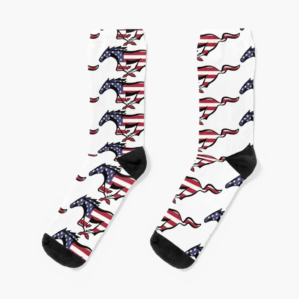 

Mustang Socks set snow Men Socks Women's