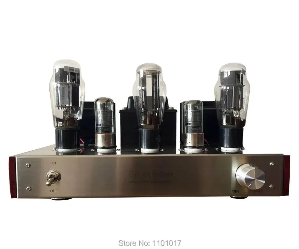 Amplificador do tubo do Triode de OldBuffalo, EXQUIS HIFI, conexão paralela, sinal-termina, 6AS7, 6080 lâmpada, ampère, OBF6N5P, 6N5P