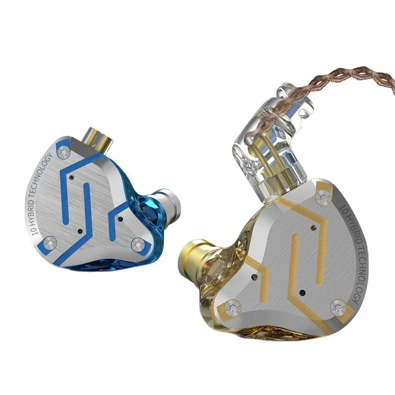 

KZ ZS10 PRO 10-драйверные гибридные наушники 2-го поколения с двойным магнитным драйвером Tesla, алюминий 6063 + сталь 304, съемный кабель 2PIN, HiFi IEM-наушники