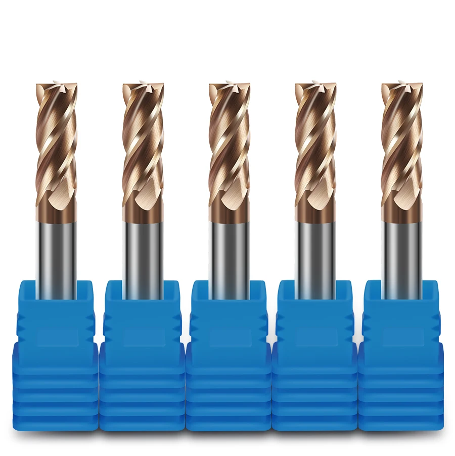 6mm 4 flauta fresa lateral para aço carbono hrc50 rosto slot endmill casaco carboneto de tungstênio metal cnc roteador ferramentas bit espiral