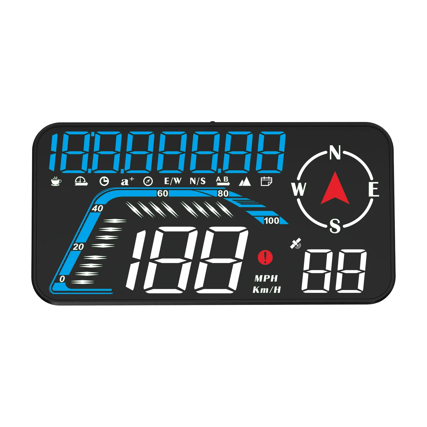 

Новый универсальный автомобильный HUD-дисплей G12 с GPS-сигнализацией скорости, цифровой ЖК-дисплей OBD2, дисплей температуры воды и часов