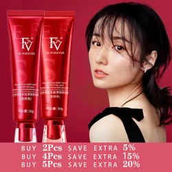 90g 3pcs FV Face Foundation Red Ginseng Precious Herbal Extracts Concealer Oil-control Waterproof Hydrating Makeup Base Cream