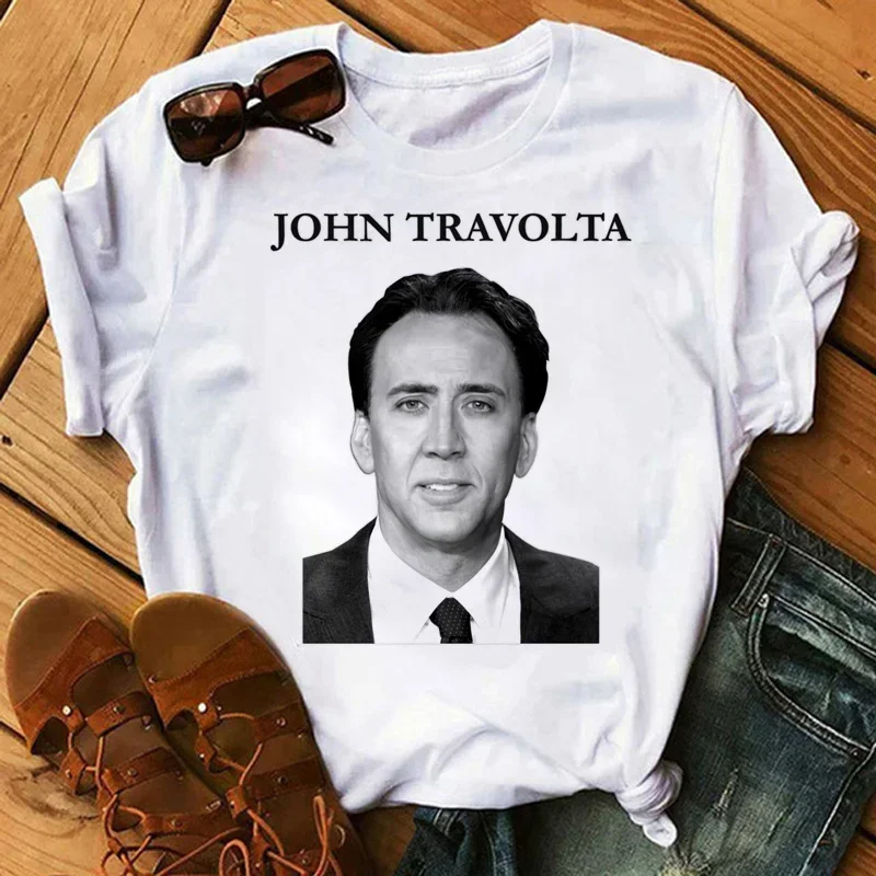 nicolas cage clothes women manga japanese graphic casual aesthetic top tees aesthetic