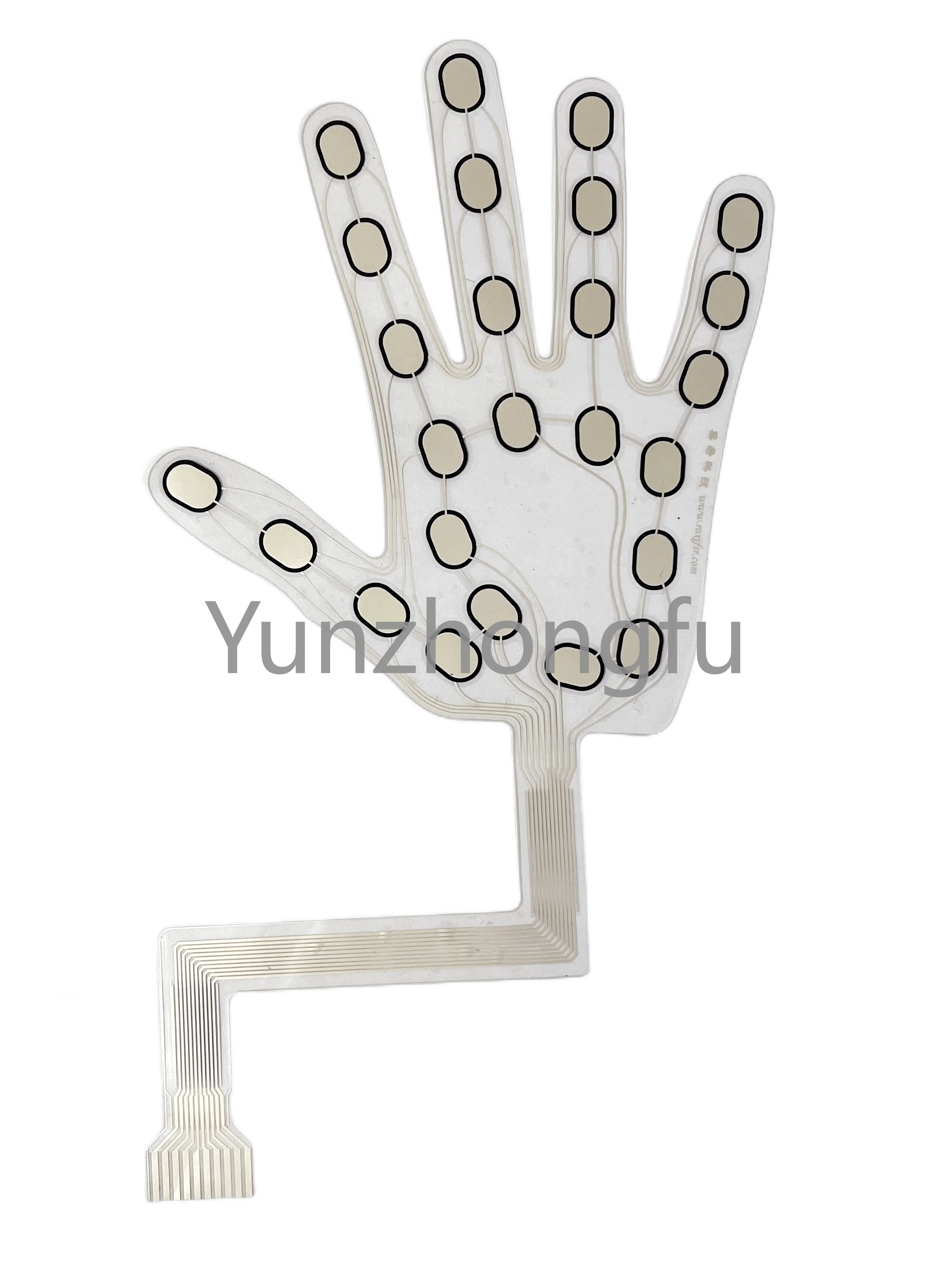 G0505M Robot Palm Grasp Force Piezoresistive Flexible Film Pressure Sensor Tactile Sensing FSR