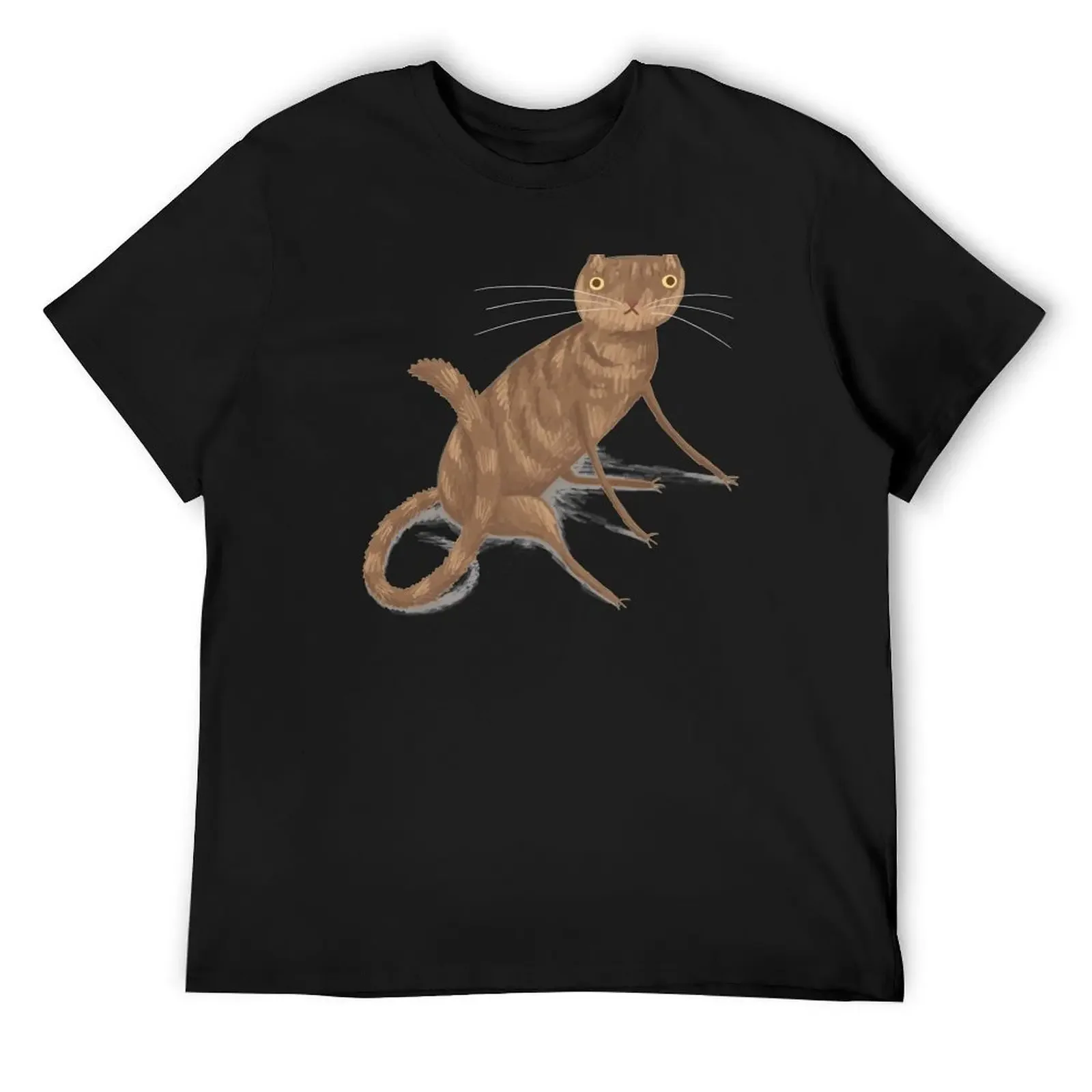 

Gangly Cat T-Shirt Louboutins topping plain mens clothing