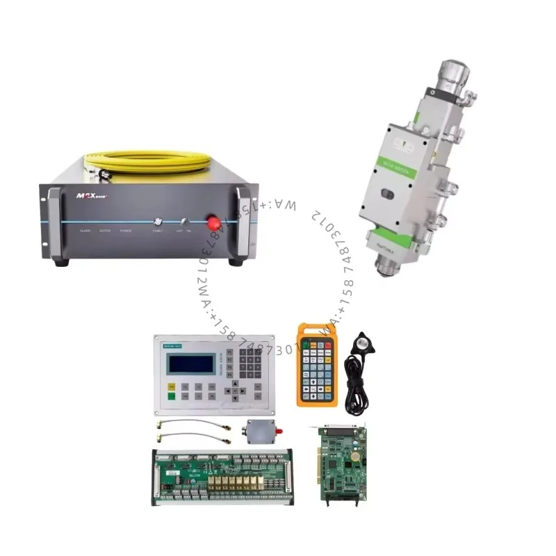 Las erCutting Mach ine Parts Complete Set MAX 3000W 6000W Fiber Las erSource Raytools Las erCutting Head Control System