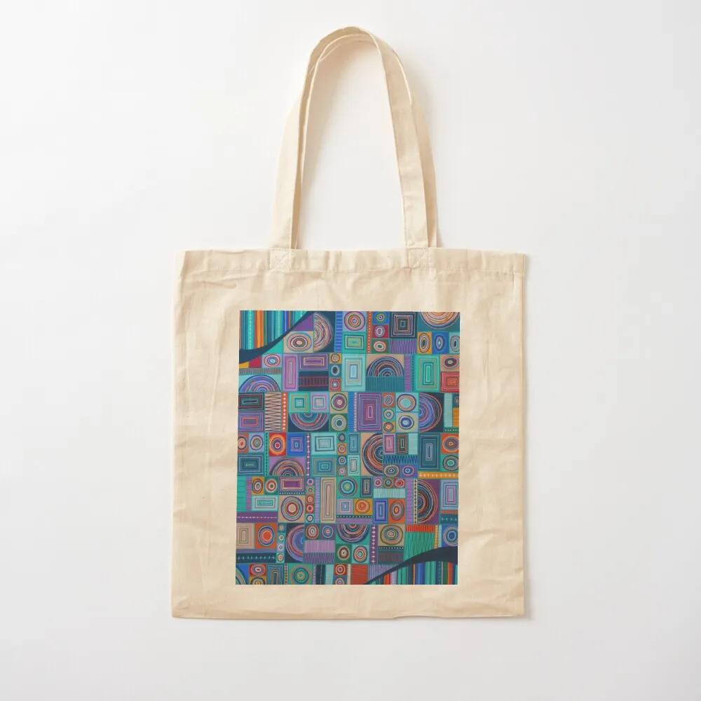 

Fortune geometric Tote Bag tote bags men tote bags aesthetic Canvas Bag
