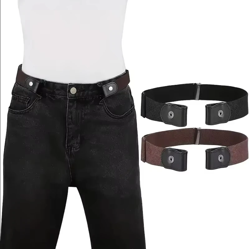 Spurloser Unsichtbarer Elastischer Gürtel für Damenjeans und Herrenhosen – Detail 7