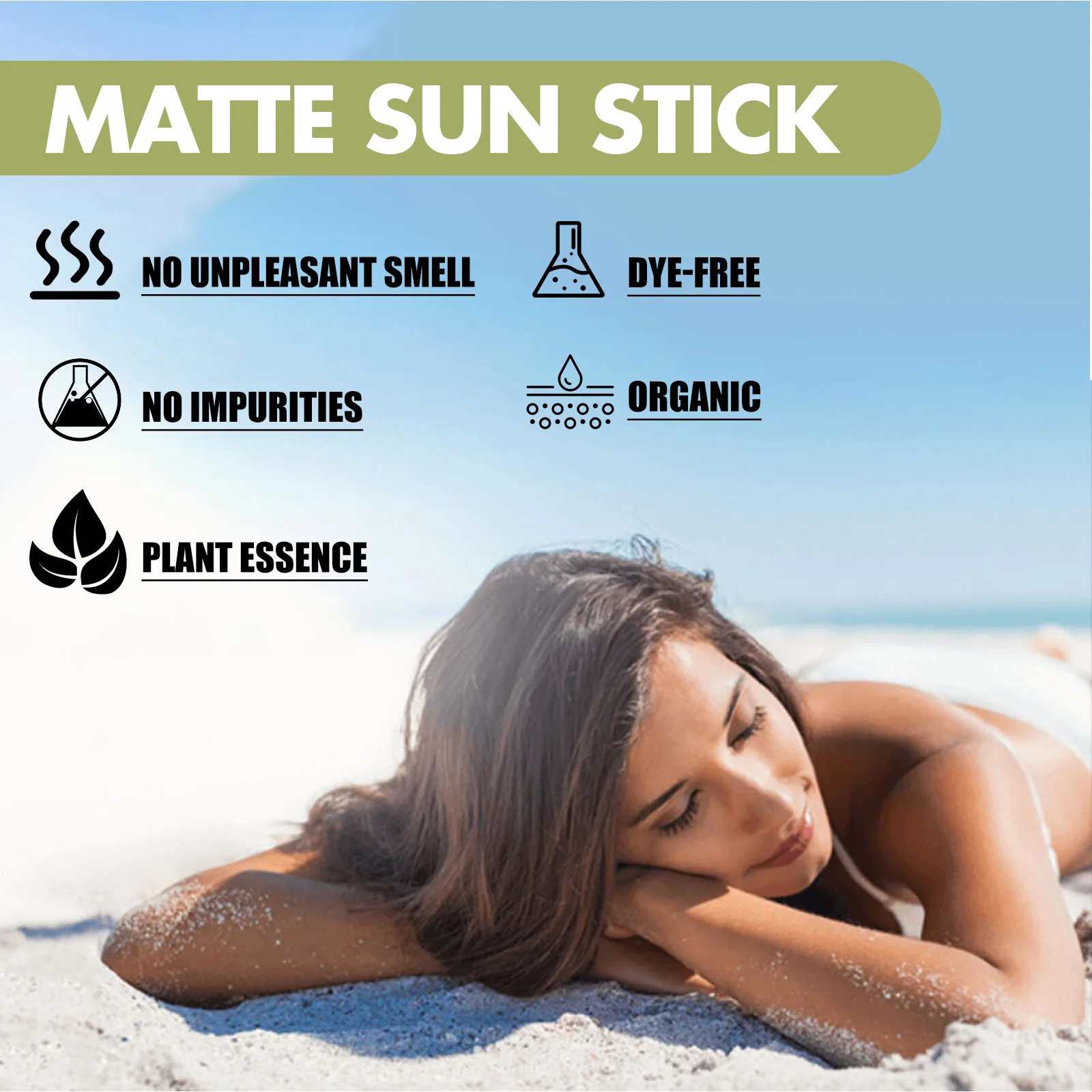 Gezicht Lichaam Zonnebrandcrème Matte Zonnestick Spf 50 + Uv Beschermende Verfrissende Waterdichte Solar Blocker Isolatie Sunblock Crème