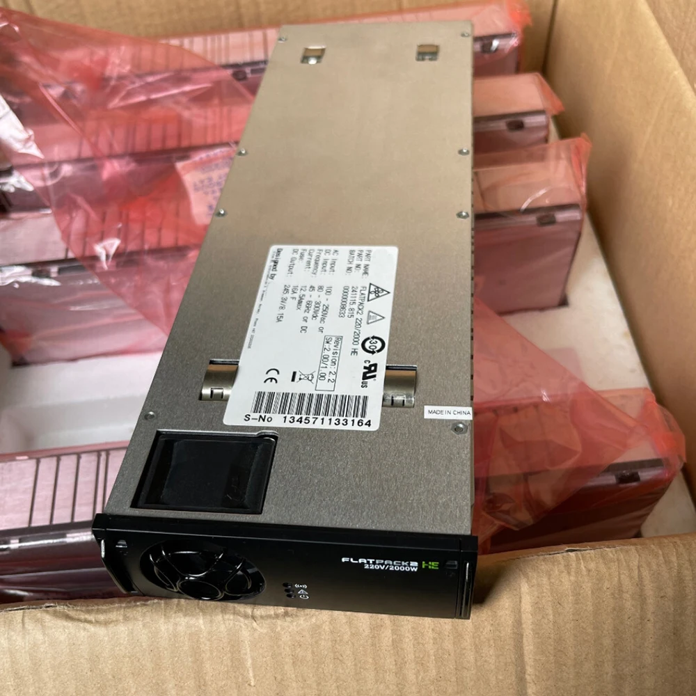 High Quality 241115.815 FLATPACK2 220/2000 HE Output 245.3V 8.15A 2000W For Eltek Communication Power Supply Module Fast Ship