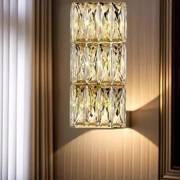 Kryształowe kryształowe lampy ścienne LED