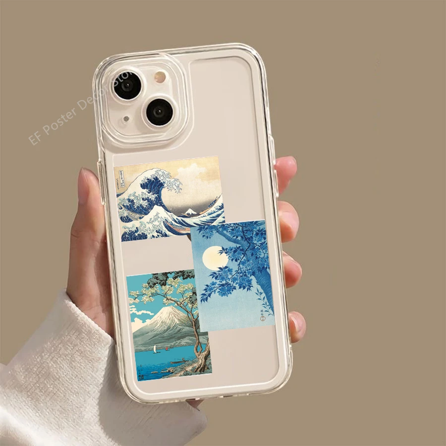 56pcs/set Japan Art Stickers Scenery Decoration Cards Laptop Computer Tablet Refrigerator Helmet Phone Case Frame Suitcase Decor