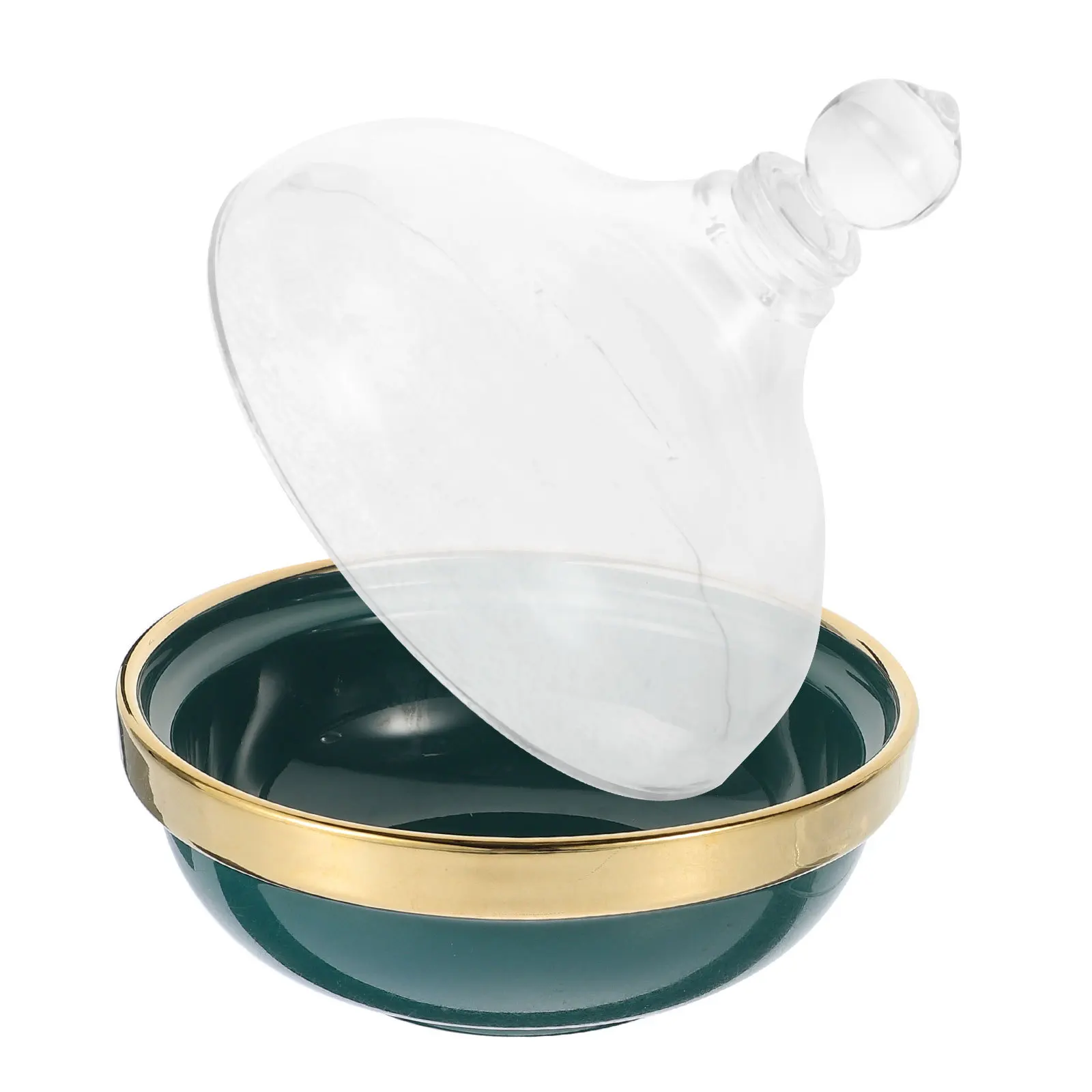 

Ceramic Dessert Bowl with Lid Baking Pudding Fruit Storage Serving Bowl Multi- Kitchen Ramekin Lidded Baking Bowls