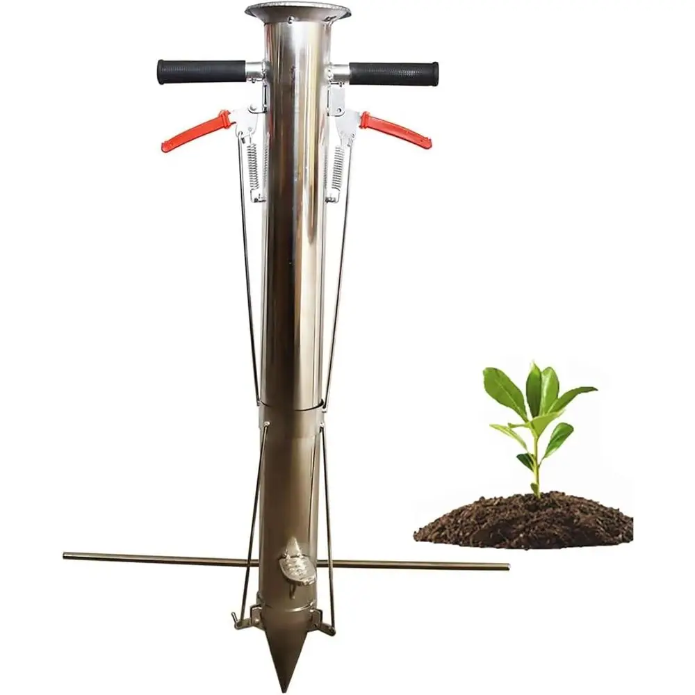 

Кашпо с мягкой ручкой и длинной ручкой, глубина 13,5 см для посадки цветов, отбора проб почвы и посева