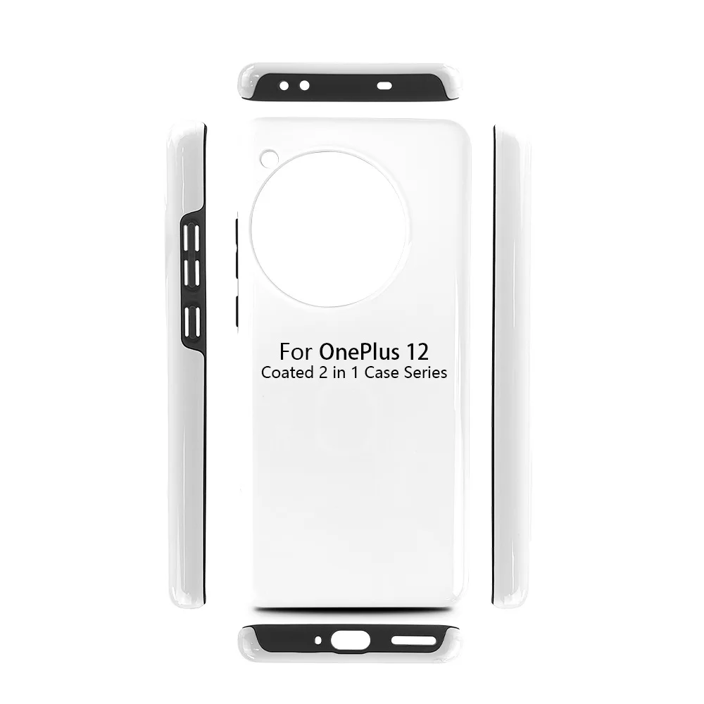 FONLYU 3D Blank Sublimation Coated 2 in 1 Case for One Plus 8 9 10 11 Pro Printing Thermal Transfer Printable Mobile Back Cover