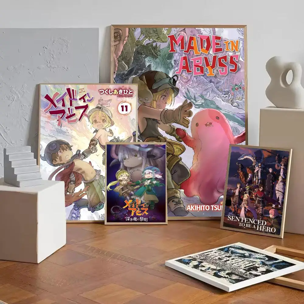 Global Entertainment M-Made in AbyssS Poster Wall Art Painting For Home Room Decoration Bedroom Wall Decor Waterproof Posters