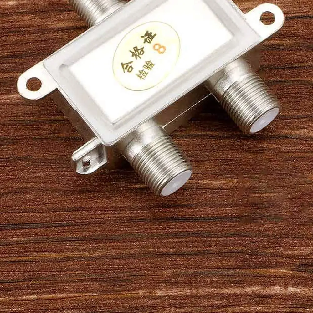 Video Equipment Durable 2 Way Coaxial Cable Splitter TV Antenna Signal Split TV Receivers Satellite