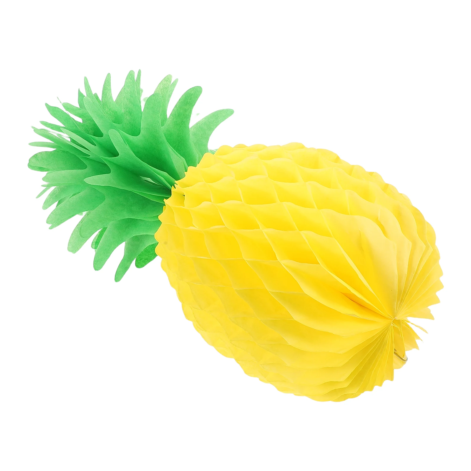 

5pcs 14 Inch Pineapple Honeycomb Decorations Creative Fruit Table Hanging Centerpieces For Hawaiian Luau Party Easy Foldable