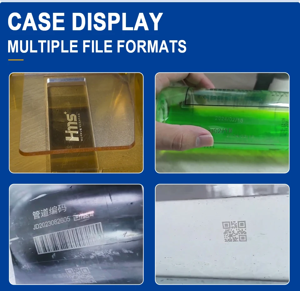 

MINI Automated Fiber Laser Marking Cell for High-Volume QR Coding, Date Stamping on Metal Parts, Electronic Housings, Nameplates