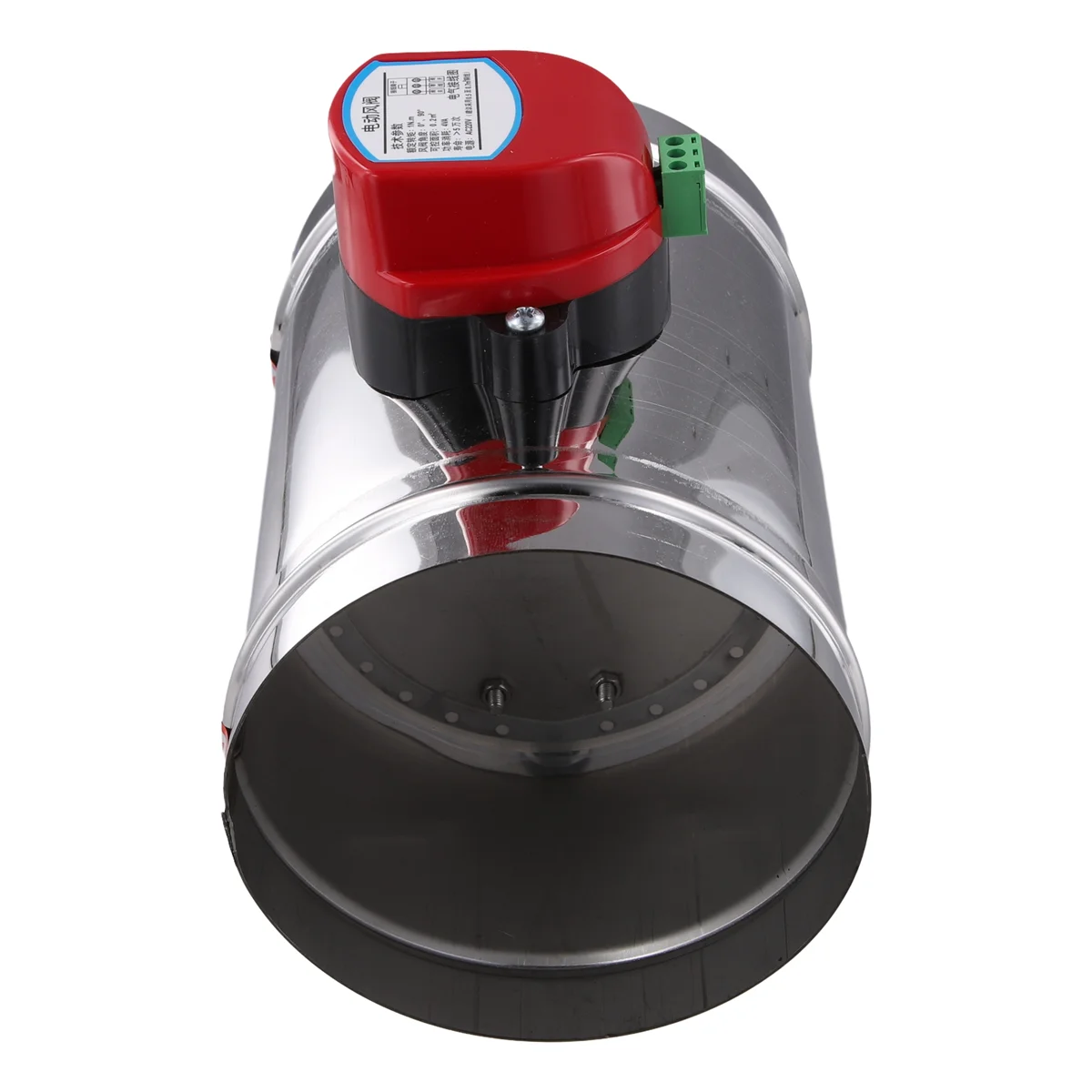 ABKO-125mm الفولاذ المقاوم للصدأ أنابيب الهواء الكهربائية المثبط صمام HVAC مجاري الهواء بمحركات الهواء المثبط AC220V المحرك محرك