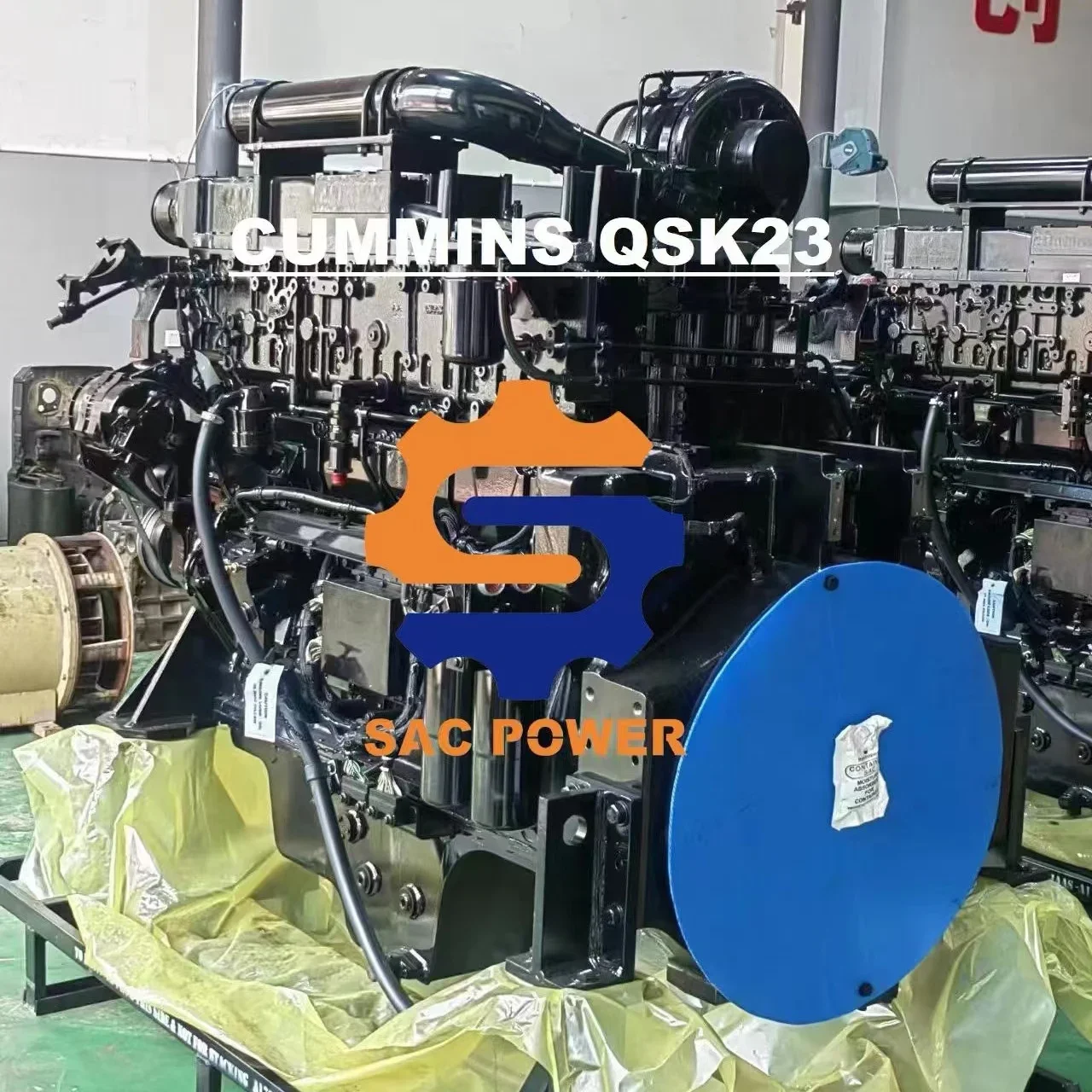 Cummins CCEC Original QSK23 Complete Engine Assembly SAC POWER 4 Stroke Generator Sets Diesel Engine