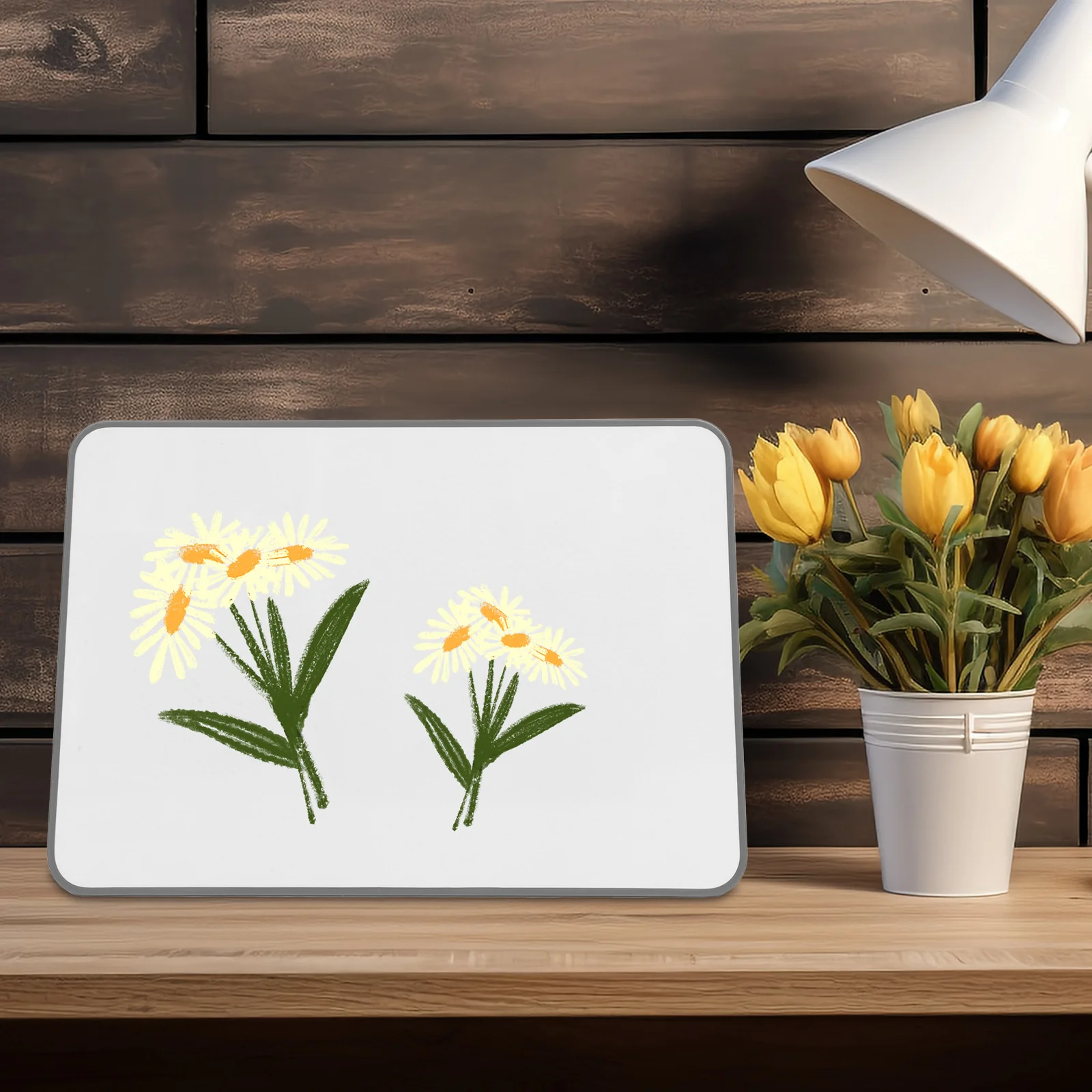 

Magnetic Whiteboard Desk Dry Erase Boards Easel for Fridge Double Sided Calendar Drawing