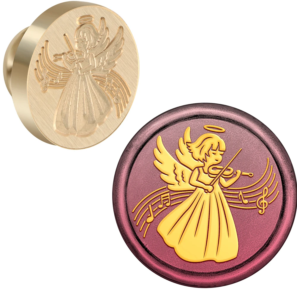 Wax Seal Stamp Head Music Note Replacement Sealing Brass Stamp Head Olny for Embellishment of Envelope Invitations Greeting Card