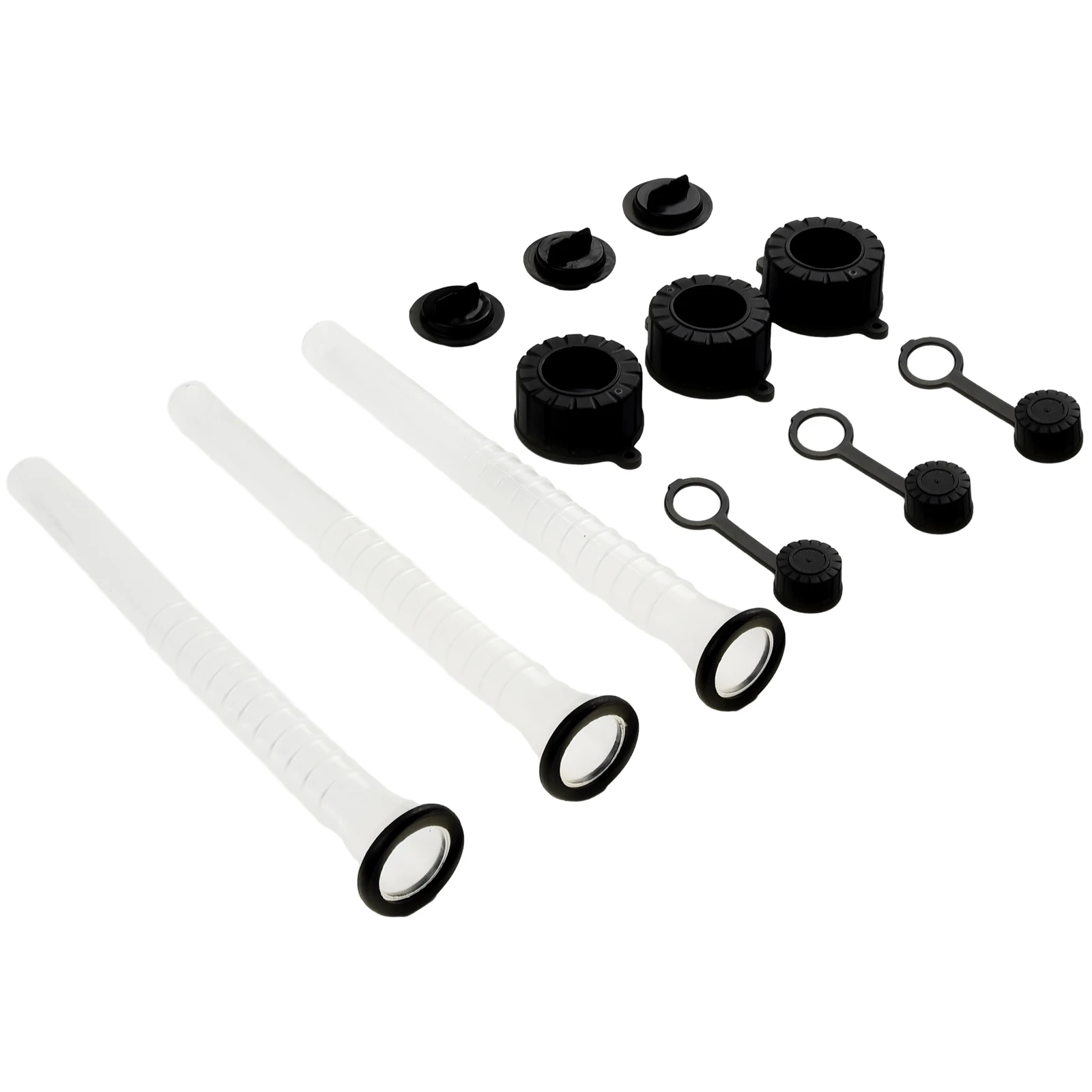 Efficient Fueling for Your Equipment 3 Pack of Replacement Spouts and Parts Kit for Rubbermaid Kolpin Gott and More