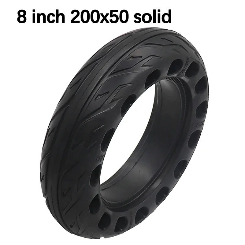 8 inch 200x50 solid Explosion-proof tires, tubeless tires for electric bike scooter motorcycle tires