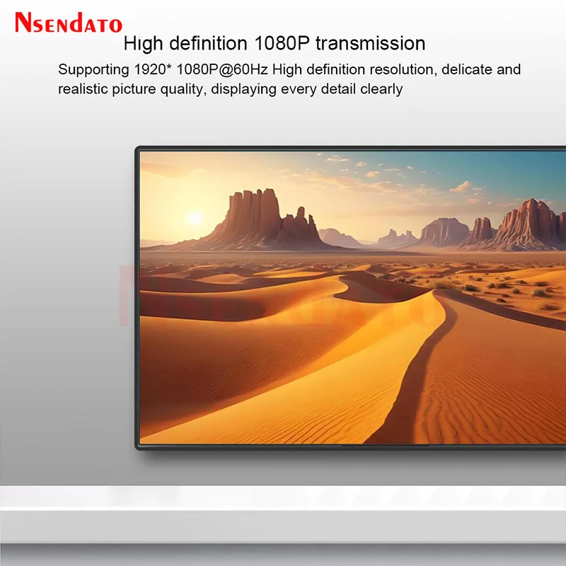 Extensor de Display HDMI Sem Fio 1080P 150m 100M, 1 TX para 4 RX, Transmissor e Receptor de Vídeo HDMI Sem Fio para PS4 e PC para TV