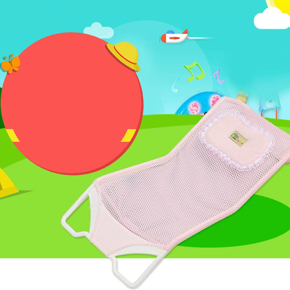 

Baby Bath Support Net for Newborns Infants Breathable Mesh Anti-Slip Bath Seat Comfortable Ergonomic Design Reversed U-Shape