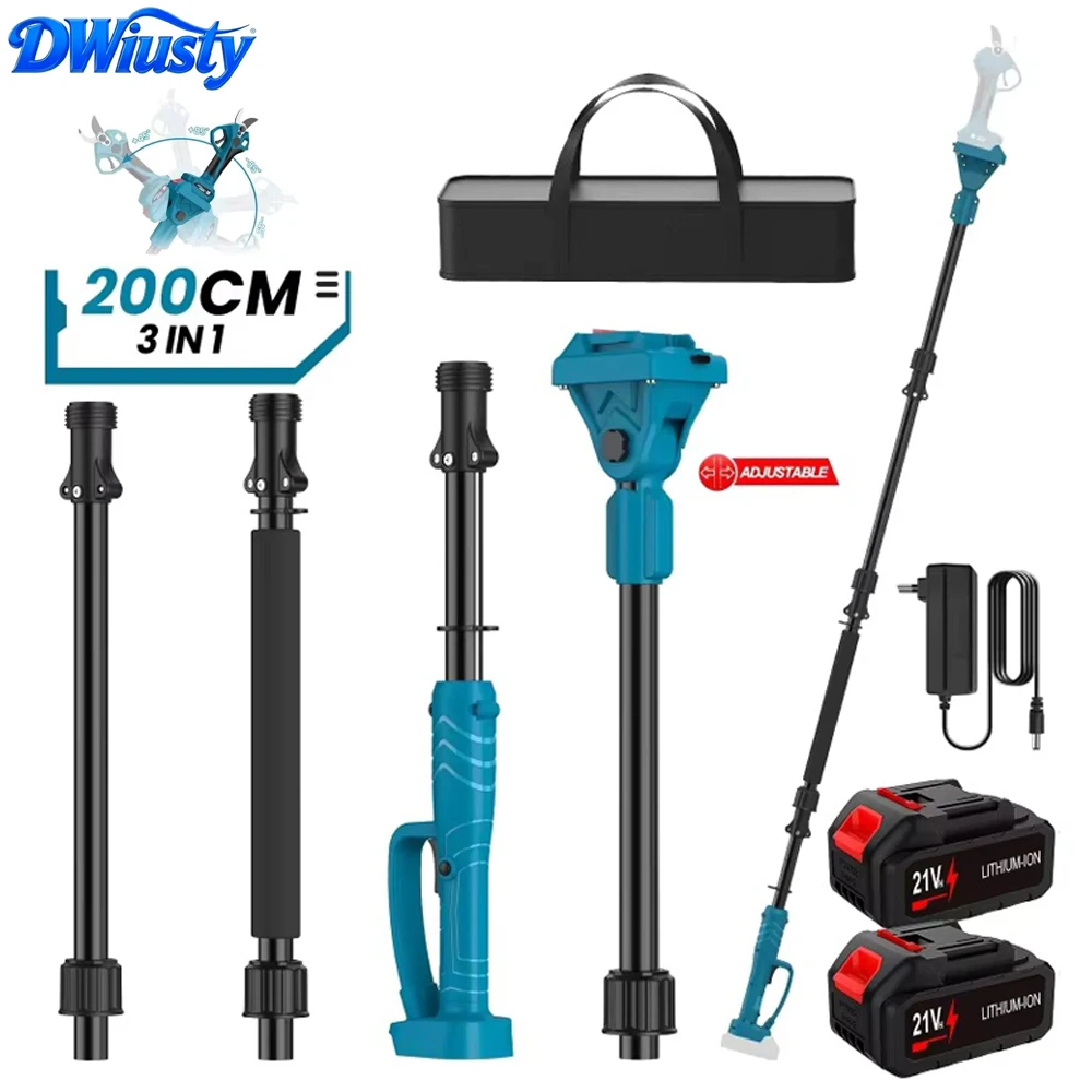 DWiusty2MPlugInTypeExtensionRodForElectricPruningShear&Chainsaw180°AdjustHighTelescopingRodForMakita18VBattery-AliExpress1420