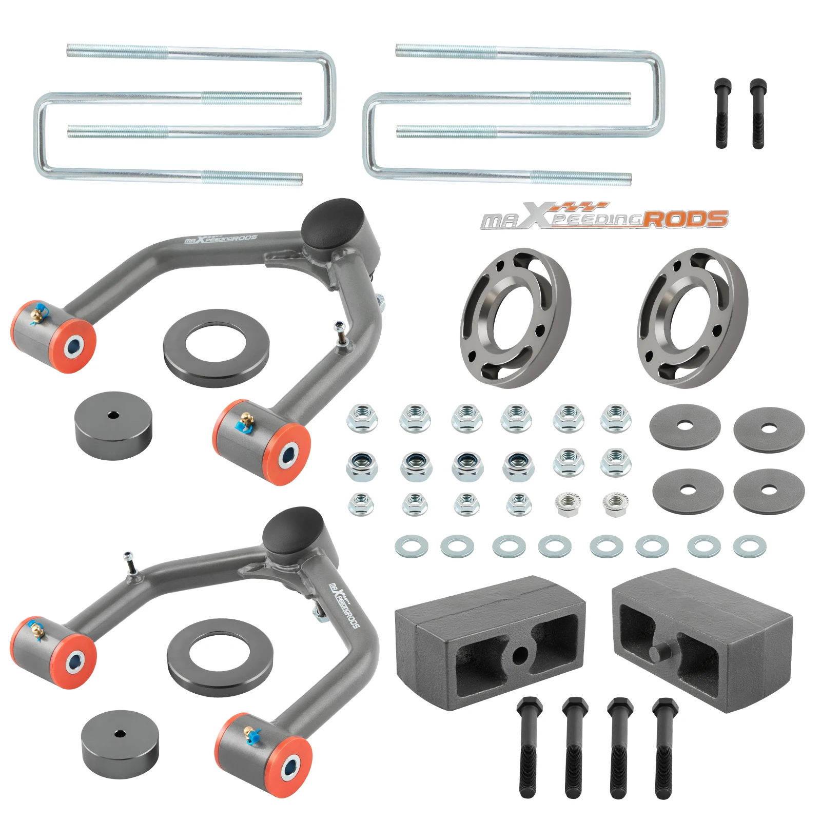 maXpeedingrods 2in Lift Kit For Silverado Trail Boss Sierra AT4 1500 4WD 19-22