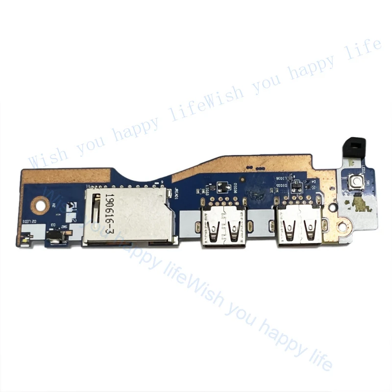 TT New For Lenovo Ideapad 5-15ITL05 USB SD Card Rearder Power Board 5C50S25126 tbg