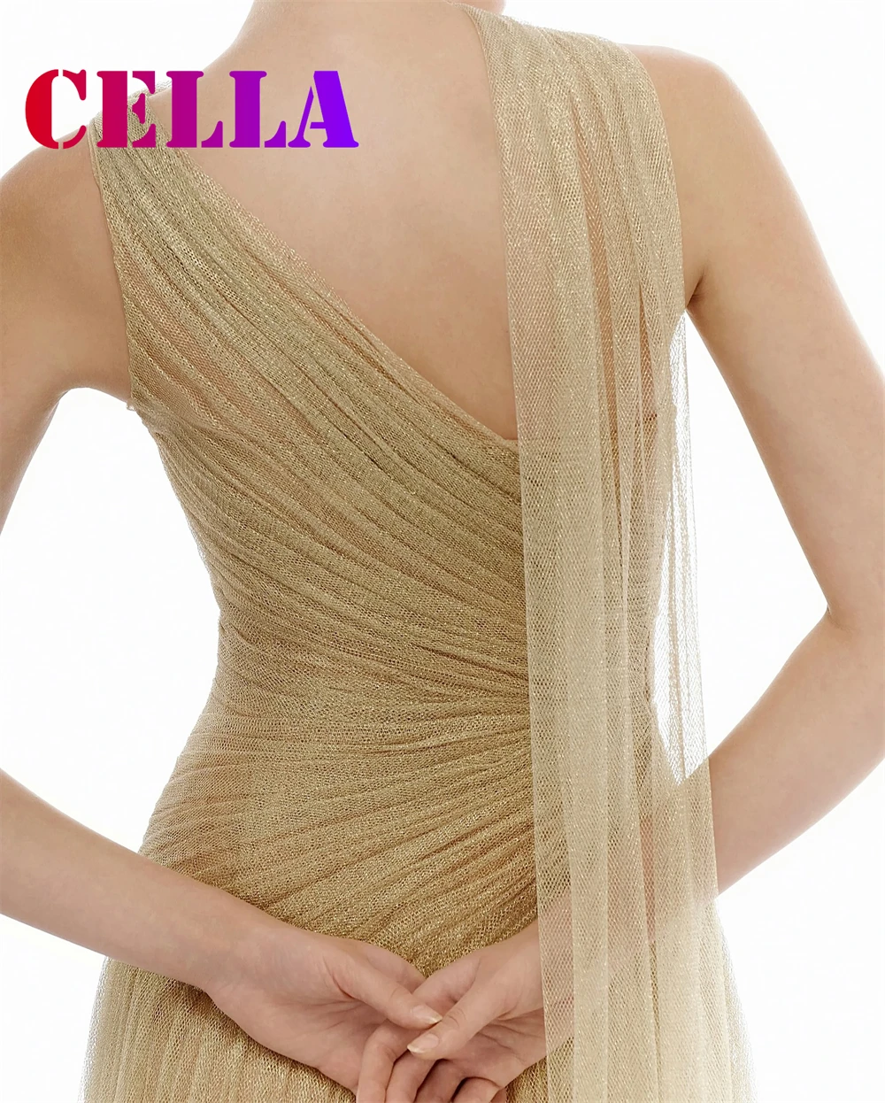 

Customized Sparkly Tulle Evening Dress Elegant One Shoulder Sleeveless Homecoming Dresses Fashion Special Occasion Gowns