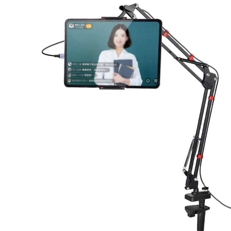 Factory Supply Metal Phone Holder Professional 35 Bracket Desktop Adjustable Tablet Stand For Teacher Online Course Live