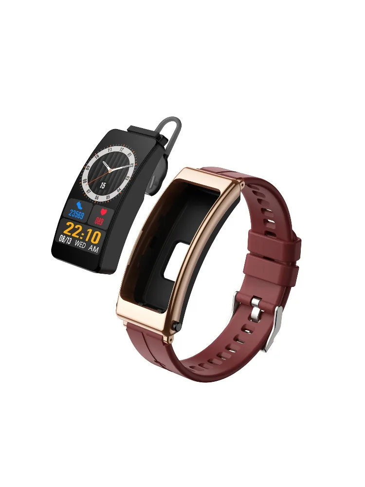 New K13 headset smart bracelet 2-in-1 touch waterproof bluetooth headset music step counting