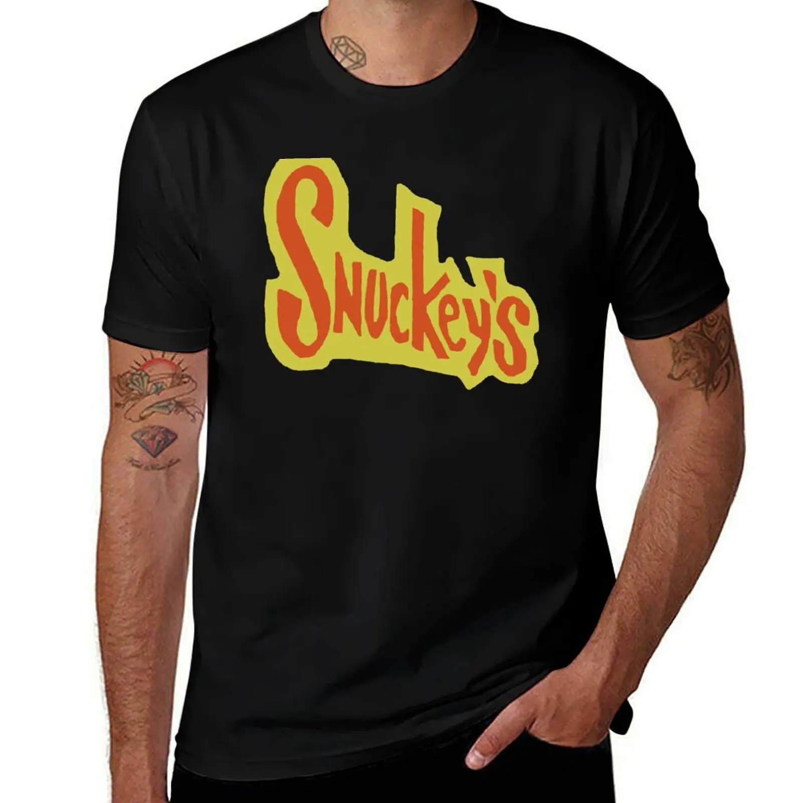 

Sam & Max Snuckey's T-Shirt Work Daily Short Sleeve Top