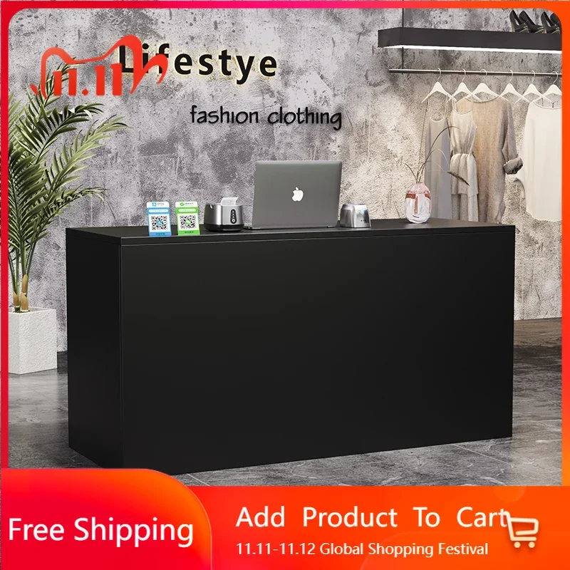 

Executive Reception Desks Pulpit Office Desk Lectern White Retail Reception Small Hair Design Salon Restaurant Home Furniture