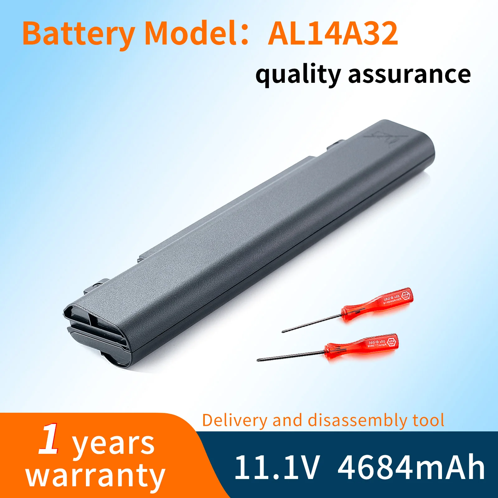 

AL14A32 Battery For Acer Aspire E5-421 E5-471 E5-511 E5-571 E5-571P E5-551 E5-521 V3-472 V3-572