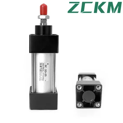 

New Air Cylinder Piston 80 Diameter Heavy Duty Pneumatic Cylinder Long Stroke Pneumatic Cylinders Pneumatic SC Series Aluminum A
