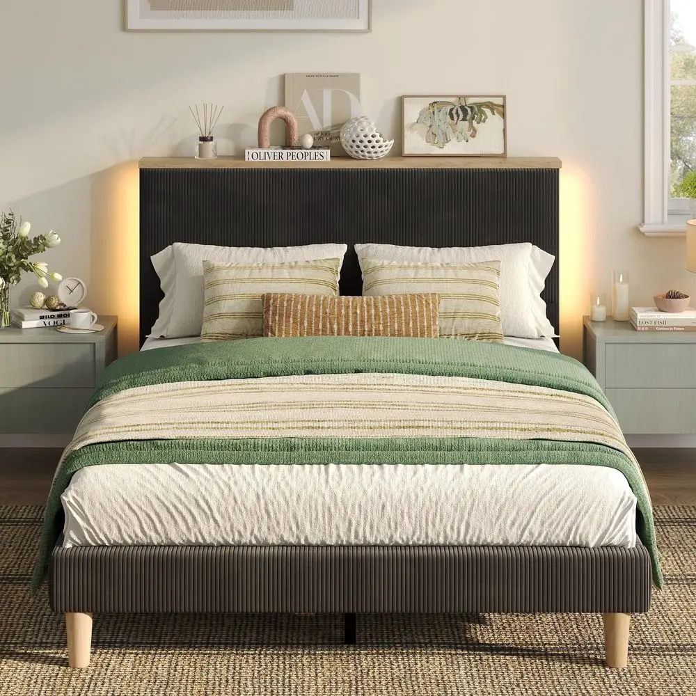 Full Bed Frame With…