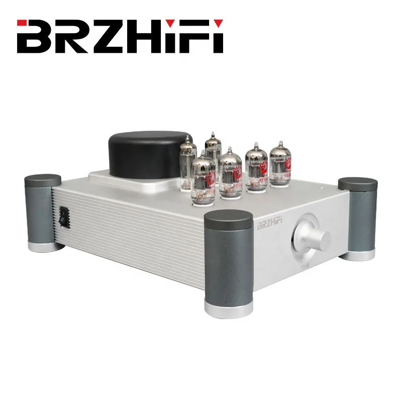 BRZHIFI Classic Sound HTMS Shigeru Wada High End Pré-amplificador Tubo De Vácuo Board Chassis De Alumínio Estéreo HIFI Pré-amplificador