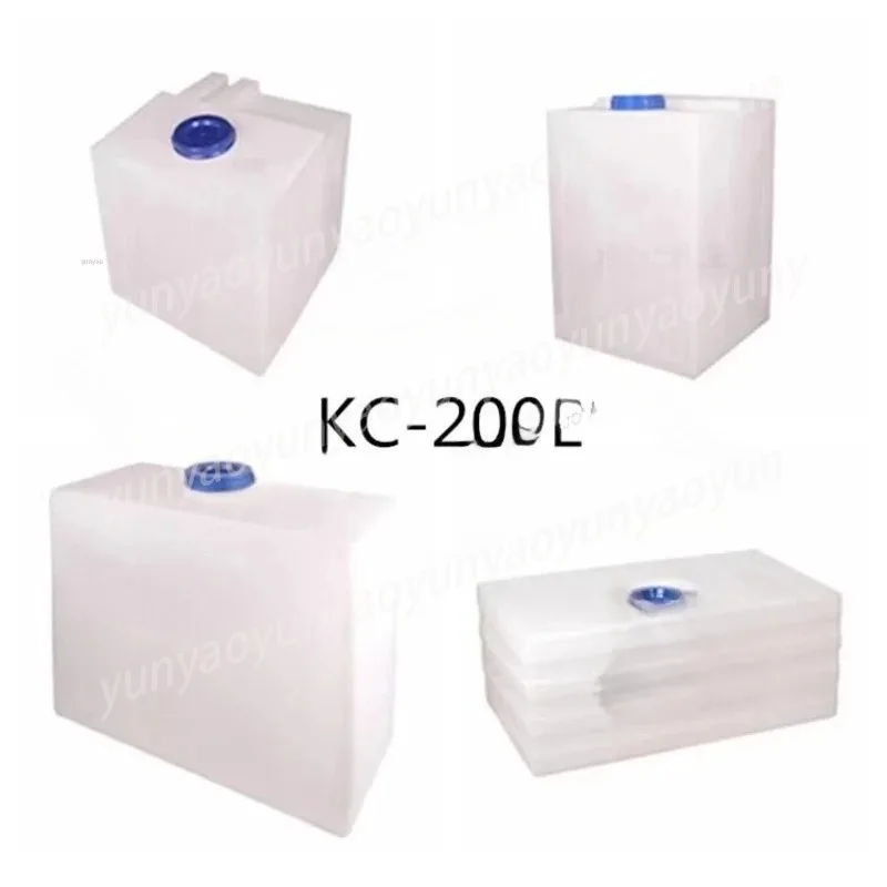 

Квадратный ротоформованный полиэтиленовый резервуар для воды KC-200L, белый контейнер для хранения жидкостей (цвет: белый бычий сухожилий) для механического оборудования